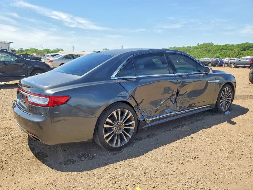 2017 Lincoln Continental VIN 1LN6L9TP3H5605137 COPART salvage auction — SIDE, Il - Salvage Certificate, sold $7,200 on 2026-07-03 (photo 3)