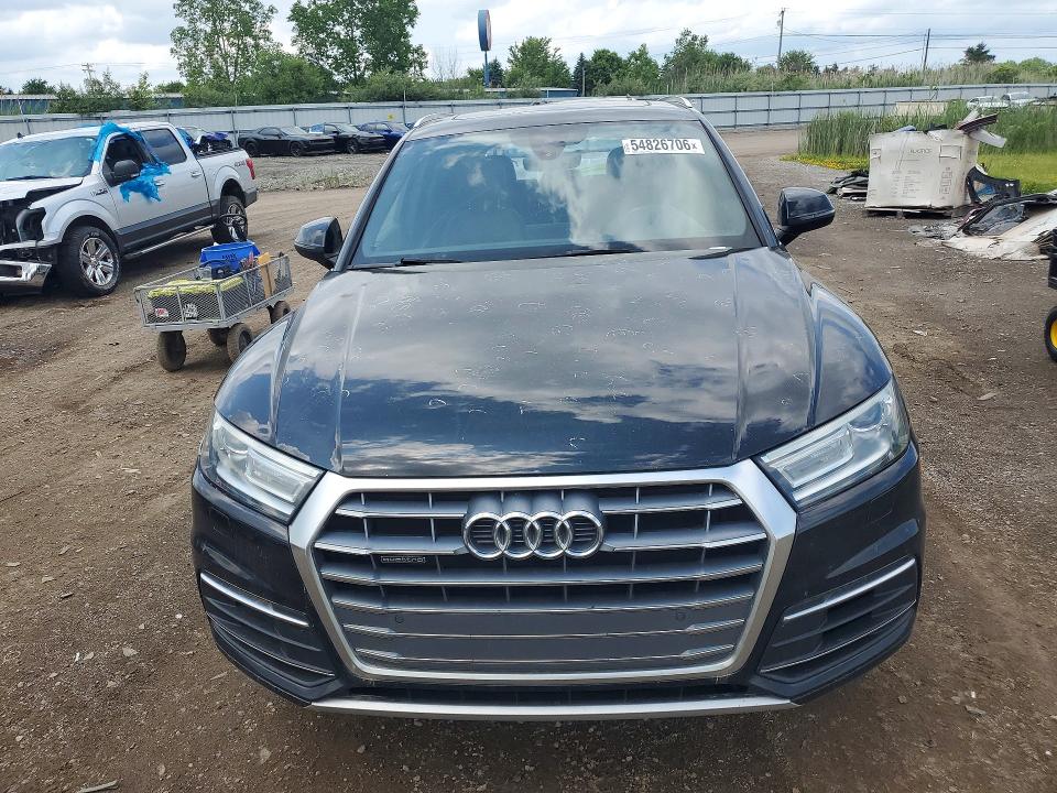 2020 Audi Q5 VIN WA1ANAFY2L2026269 COPART salvage auction — HAIL, Oh - Cert Of Title-Salvage, sold $7,300 on 2026-07-09 (photo 5)