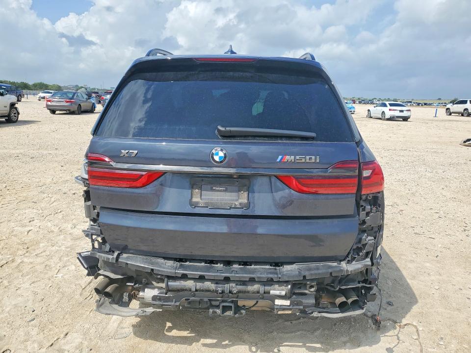 2022 BMW X7 VIN 5UXCX6C07N9M11002 COPART salvage auction — SIDE, TX - SALVAGE VEHICLE TITLE (P), sold $4,050 on 2026-07-30 (photo 6)