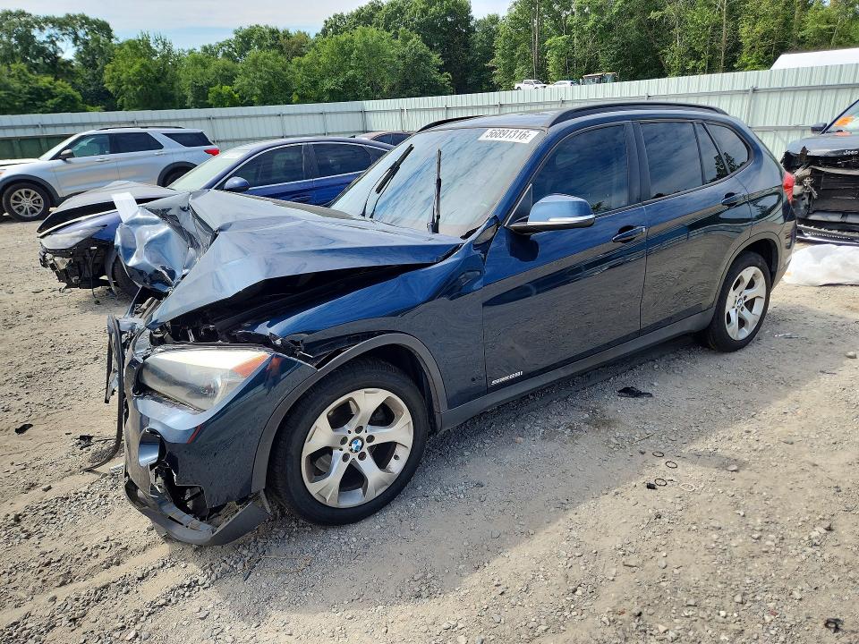 2013 BMW X1 VIN WBAVM1C51DVW44409 COPART salvage auction — FRONT END, Ga - Cert Of Title-Salvage, sold $125 on 2026-07-21 (photo 1)