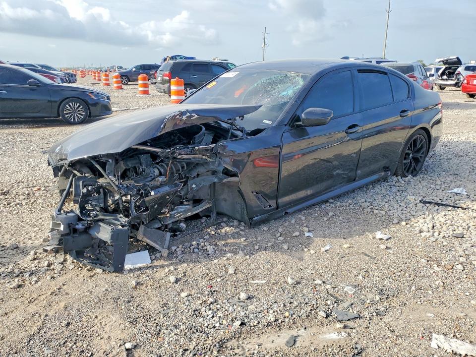 2022 BMW 5er VIN WBA53BJ00NCJ34369 COPART salvage auction — FRONT END, Tx - Certificate Of Title, sold $12,700 on 2026-07-16 (photo 1)