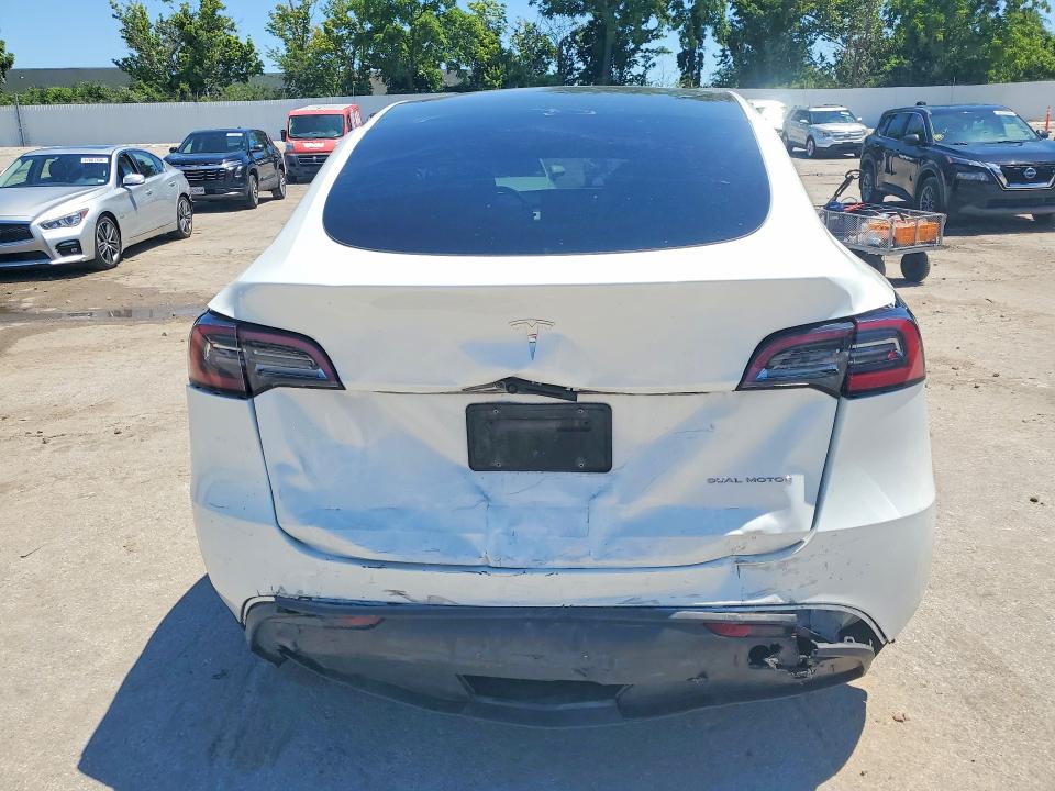 2023 Tesla VIN 7SAYGDEE9PF619558 COPART salvage auction — FRONT END, Mo - Salvage Certificate Of Title, sold $10,600 on 2026-07-31 (photo 6)