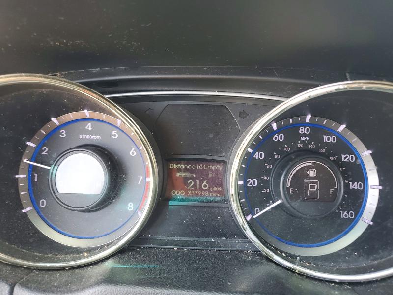 2013 Hyundai Sonata VIN 5NPEB4AC1DH512052 COPART salvage auction — FRONT END, Ca - Salvage Certificate, sold $525 on 2026-07-02 (photo 9)