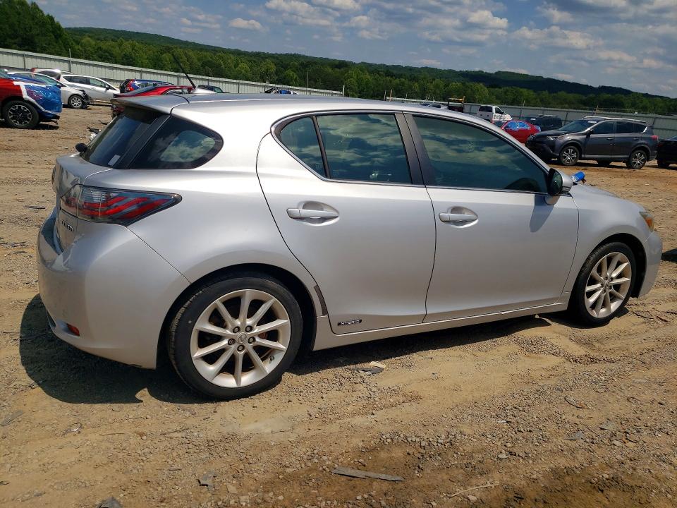 2012 Lexus Ct VIN JTHKD5BH3C2065915 COPART salvage auction — MECHANICAL, Va - Certificate Of Title, sold $2,450 on 2026-07-06 (photo 3)