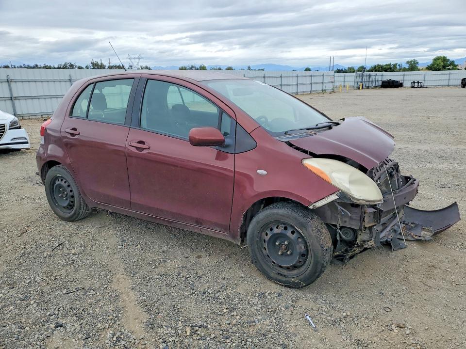 2010 Toyota Yaris VIN JTDKT4K39A5294498 COPART salvage auction — FRONT END, Ca - Acq Bos - Post Sale - Salvage, sold $525 on 2026-07-10 (photo 4)