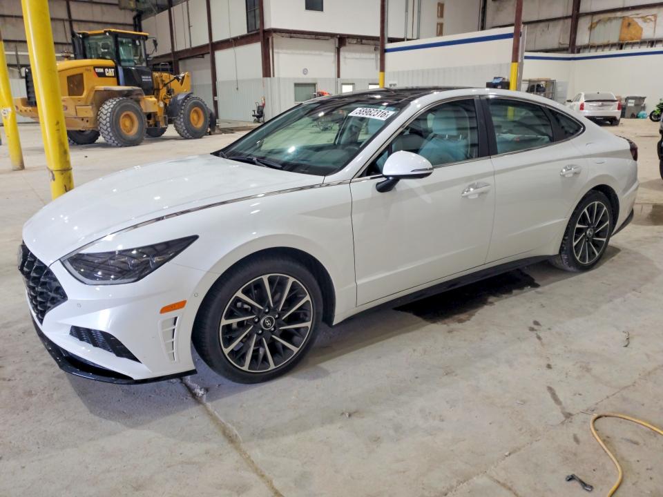 2023 Hyundai Sonata VIN KMHL34J2XPA331518 COPART salvage auction — REAR END, Ky - Cert Of Title-Salvage, sold $9,900 on 2026-07-22 (photo 1)