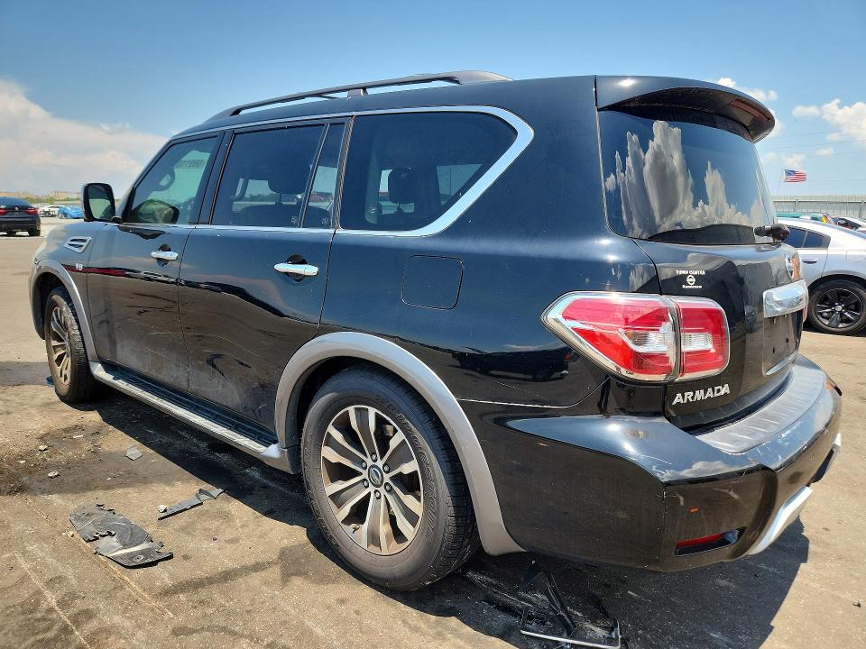 2018 Nissan Armada VIN JN8AY2ND6J9050178 COPART salvage auction — REAR END, Fl - Cert Of Title Slvg Rebuildable, sold $275 on 2026-07-22 (photo 2)