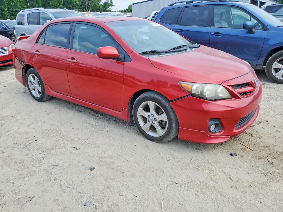2012 Toyota Corolla VIN 5YFBU4EE8CP005725 COPART salvage auction — REAR END, Mo - Certificate Of Title, sold $1,800 on 2026-07-07 (photo 4)