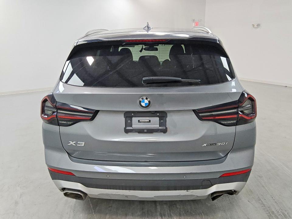 2023 BMW X3 VIN 5UX53DP09P9R38741 COPART salvage auction — REAR END, Fl - Certificate Of Title, sold $25,500 on 2026-07-13 (photo 6)