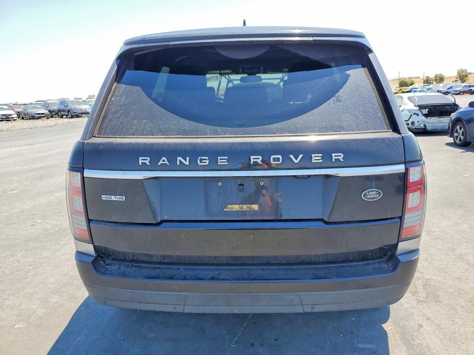 2016 Land rover RANGE ROVER VIN SALGS2KF9GA298020 COPART salvage auction — FRONT END, Ca - Salvage Certificate, sold $4,850 on 2026-07-20 (photo 6)