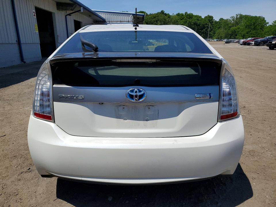 2013 Toyota Prius plug-in VIN JTDKN3DP2D3048218 COPART salvage auction — REAR END, VA - CERTIFICATE OF TITLE, sold $4,100 on 2026-07-09 (photo 6)