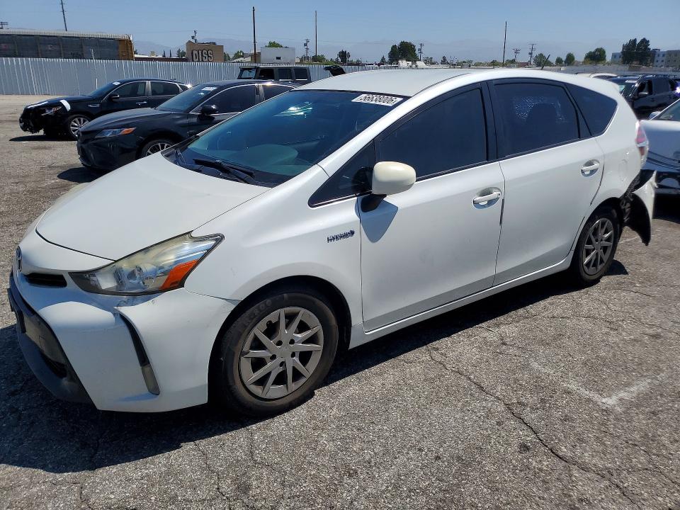 2015 Toyota Prius v VIN JTDZN3EU9FJ029439 COPART salvage auction — REAR END, Ca - Salvage Certificate, sold $2,300 on 2026-07-31 (photo 1)