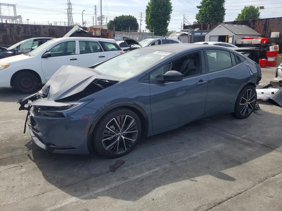 2025 Toyota Prius VIN JTDACAAU1S3059613 COPART salvage auction — REAR END, Ca - Salvage Certificate, sold $4,900 on 2026-07-08 (photo 1)