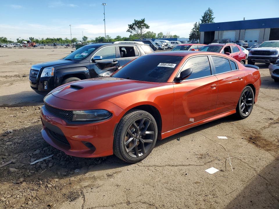 2022 Dodge Charger VIN 2C3CDXCT0NH141433 — COPART salvage auction photo