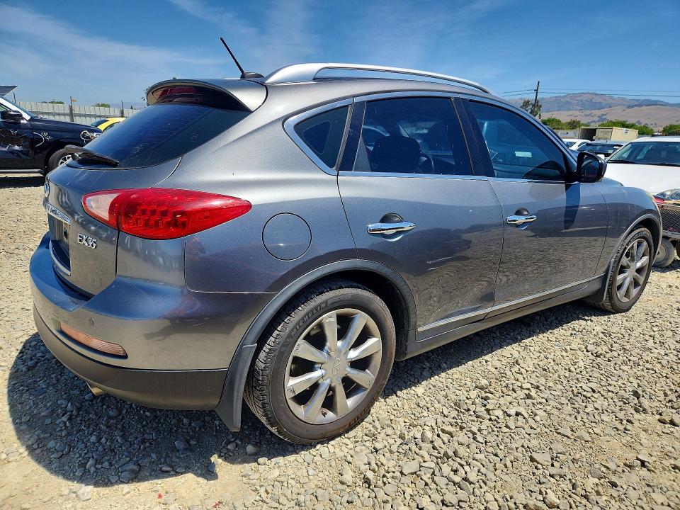 2011 Infiniti Ex VIN JN1AJ0HR3BM850854 COPART salvage auction — SIDE, Ca - Salvage Certificate, sold $2,150 on 2026-07-14 (photo 3)