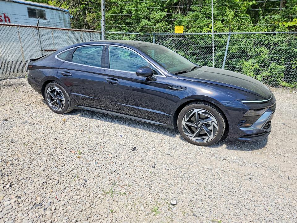 2024 Hyundai Sonata VIN KMHL14JAXRA392495 COPART salvage auction — REAR END, Oh - Cert Of Title-Salvage, sold $8,200 on 2026-07-15 (photo 4)