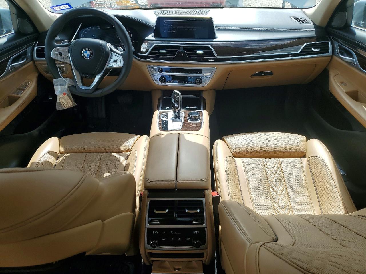 2022 BMW 7 Series VIN WBA7U2C00NCK71802 COPART salvage auction — Front End, TX - SALVAGE VEHICLE TITLE, sold $30,250 on 2026-06-30 (photo 8)