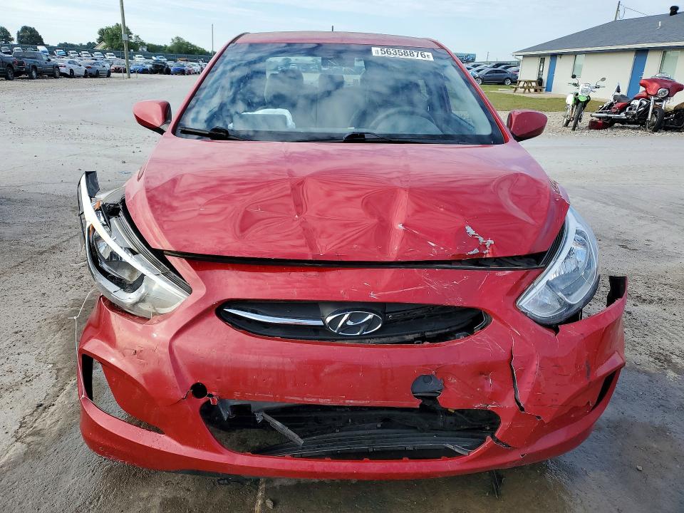2015 Hyundai Accent VIN KMHCT4AE3FU936164 COPART salvage auction — FRONT END, KY - CERT OF TITLE-SALVAGE, sold $575 on 2026-07-27 (photo 5)