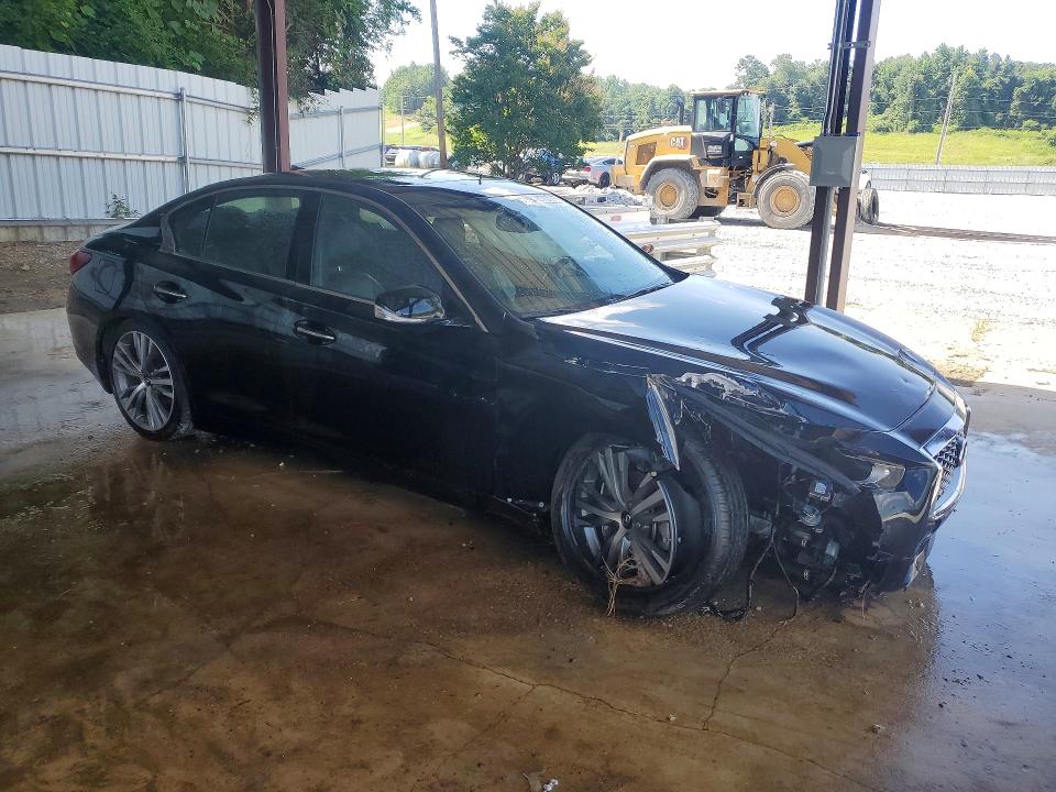 2021 Infiniti Q50 VIN JN1EV7CP0MM706704 COPART salvage auction — FRONT END, Ms - Certificate Of Title, sold $70 on 2026-07-30 (photo 4)