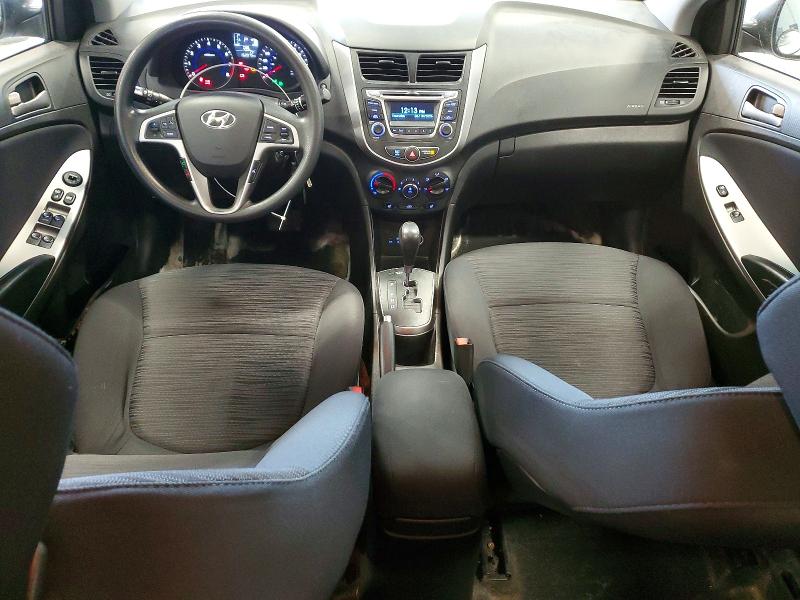 2016 Hyundai Accent VIN KMHCT5AE6GU276337 COPART salvage auction — FRONT END, On - Permit Salvage, sold $1,050 on 2026-07-16 (photo 8)