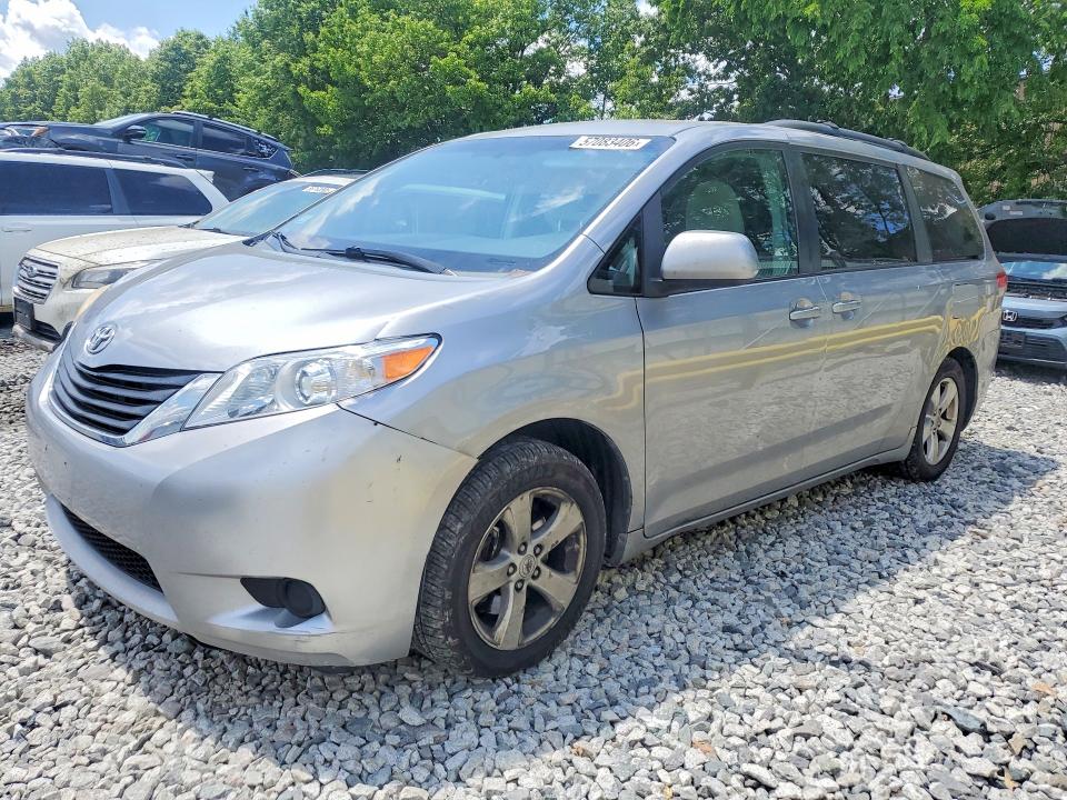 2012 Toyota Sienna VIN 5TDKK3DC2CS179846 COPART salvage auction — MINOR DENT/SCRATCHES, MA - CERTIFICATE OF TITLE, sold $1,200 on 2026-07-06 (photo 1)
