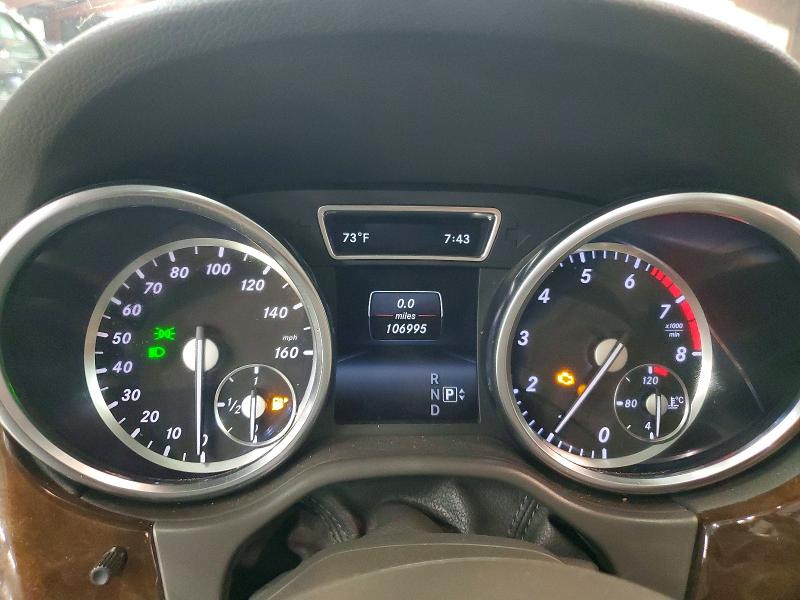 2015 Mercedes-benz M-klasse VIN 4JGDA5HB4FA489390 COPART salvage auction — MINOR DENT/SCRATCHES, Wv - Certificate Of Title, sold $7,900 on 2026-07-10 (photo 9)