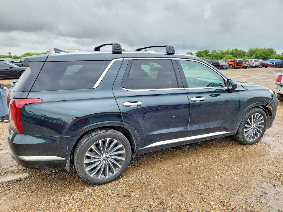 2023 Hyundai Palisade VIN KM8R7DGE2PU631648 COPART salvage auction — FRONT END, Tx - Salvage Vehicle Title, sold $12,300 on 2026-08-19 (photo 3)