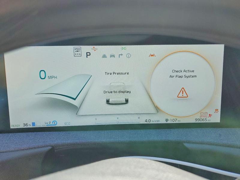 2023 Kia Ev6 VIN KNDC34LA4P5609718 COPART salvage auction — FRONT END, CA - SALVAGE CERTIFICATE, sold $2,300 on 2026-07-13 (photo 9)