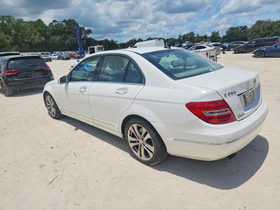 2013 Mercedes-benz C class VIN WDDGF4HBXDR283587 COPART salvage auction — MECHANICAL, Fl - Certificate Of Title, sold $575 on 2026-07-14 (photo 2)