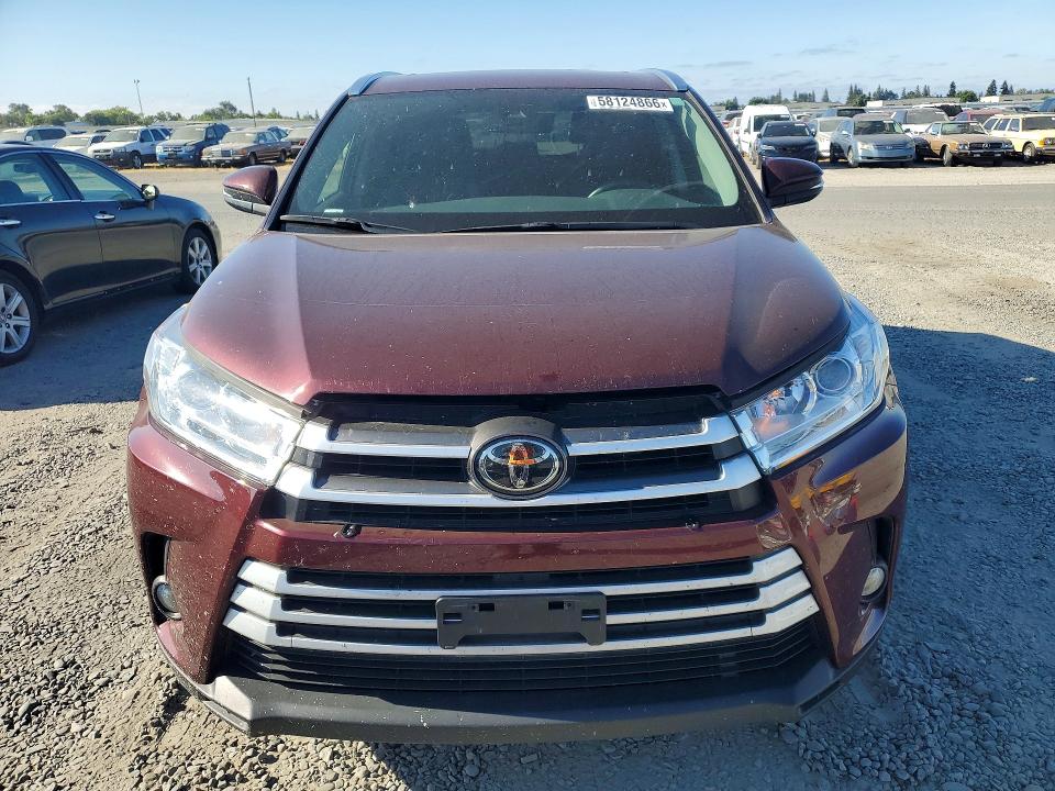 2017 Toyota VIN 5TDJZRFH9HS396885 COPART salvage auction — REAR END, Ca - Salvage Certificate, sold $10,500 on 2026-07-02 (photo 5)