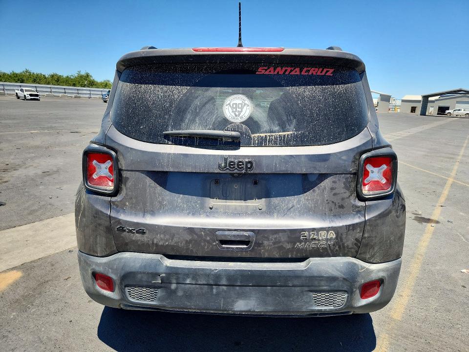 2020 Jeep Renegade VIN ZACNJBBB0LPL07239 COPART salvage auction — FRONT END, Ca - Salvage Certificate, sold $2,600 on 2026-08-06 (photo 6)