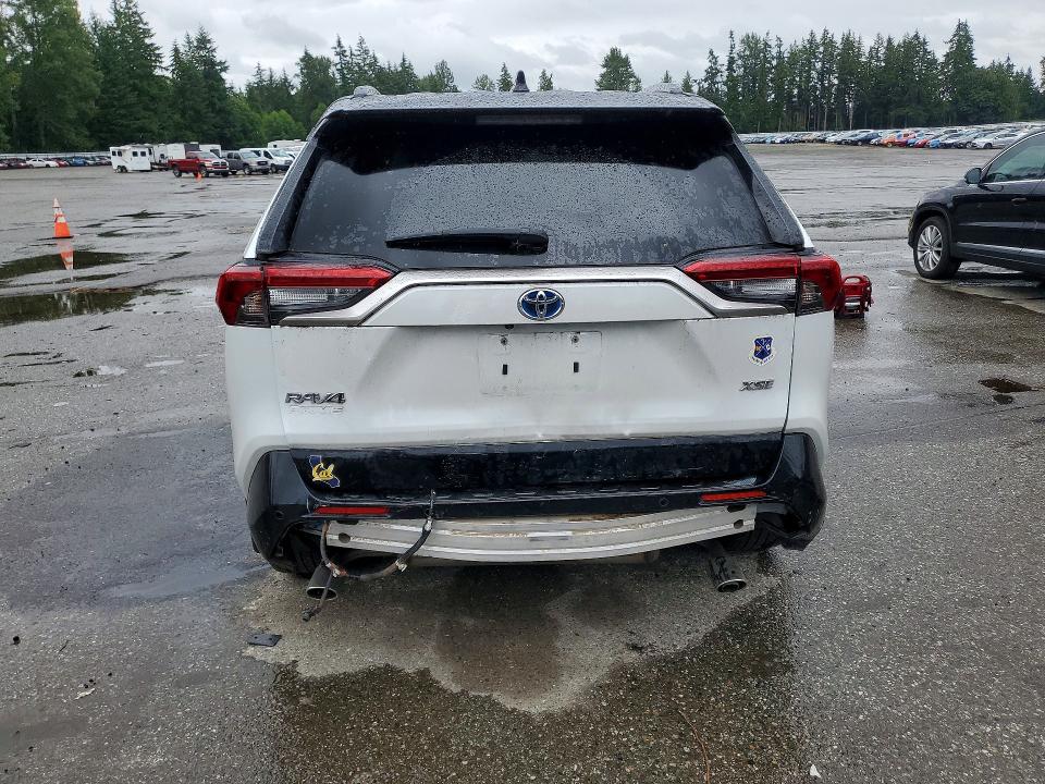 2023 Toyota VIN JTMFB3FV1PD143163 COPART salvage auction — REAR END, Ca - Salvage Certificate, sold $13,500 on 2026-07-27 (photo 6)