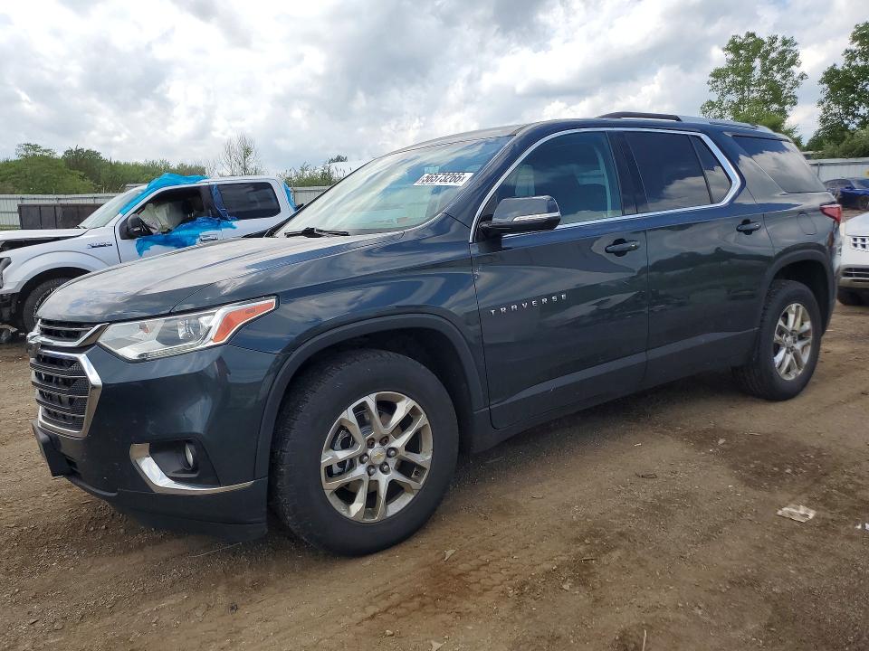 2018 Chevrolet Traverse VIN 1GNEVGKWXJJ271846 COPART salvage auction — HAIL, Oh - Cert Of Title-Salvage, sold $2,600 on 2026-07-20 (photo 1)