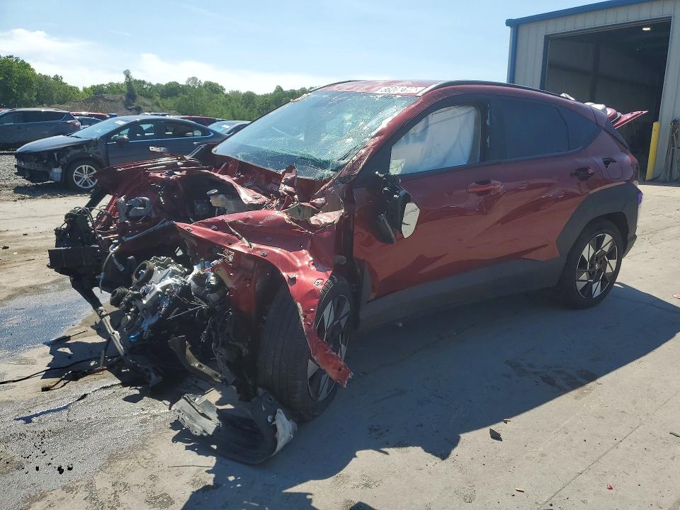 2025 Hyundai Kona VIN KM8HBCAB0SU307383 COPART salvage auction — ALL OVER, Az - Cert Of Title - Salvage, sold $1,850 on 2026-07-29 (photo 1)