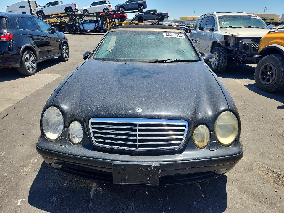 2001 Mercedes-benz Clk-class VIN WDBLK70G11T085295 COPART salvage auction — MINOR DENT/SCRATCHES, NV - LIEN PAPERS, CLEAN TITLE, sold $425 on 2026-07-29 (photo 5)