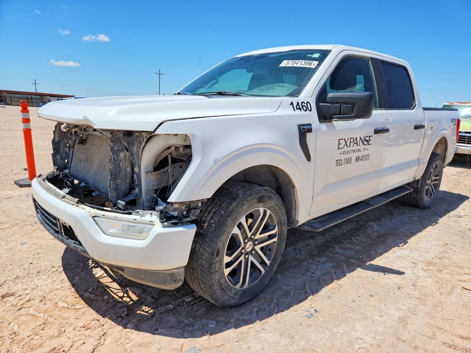 2022 Ford F-150 VIN 1FTFW1E5XNKE90994 COPART salvage auction — FRONT END, Tx - Salvage Vehicle Title, sold $8,500 on 2026-07-29 (photo 1)