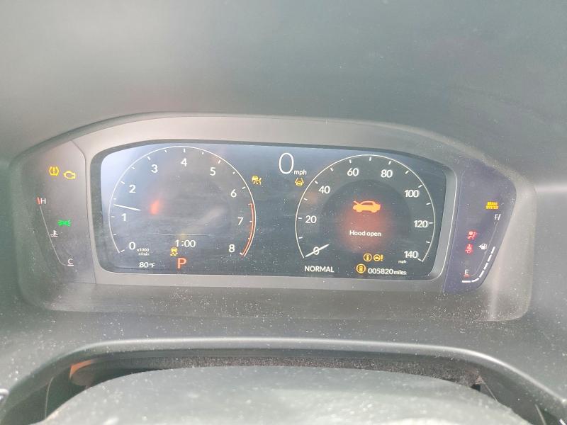 2026 Honda Cr-v VIN 2HKRS4H75TH440863 COPART salvage auction — MINOR DENT/SCRATCHES, Md - Cert Of Salvage > 75% Damage, sold $21,500 on 2026-07-21 (photo 9)