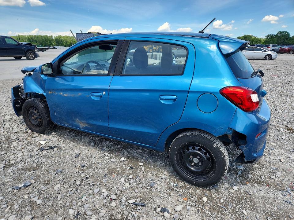 2019 Mitsubishi Mirage VIN ML32A3HJ3KH014292 COPART salvage auction — FRONT END, Il - Salvage Certificate, sold $1,050 on 2026-07-27 (photo 2)