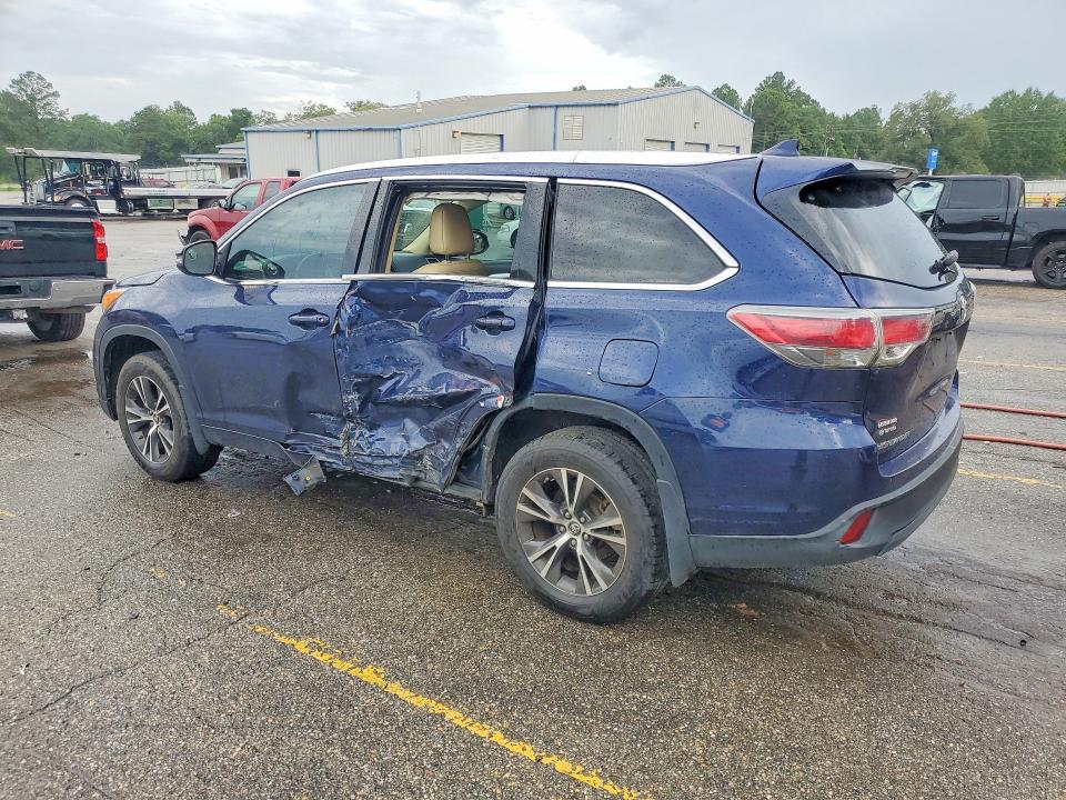 2016 Toyota Highlander VIN 5TDKKRFHXGS174928 COPART salvage auction — SIDE, Al - Cert Of Title-Salvage Title, sold $8,000 on 2026-07-20 (photo 2)