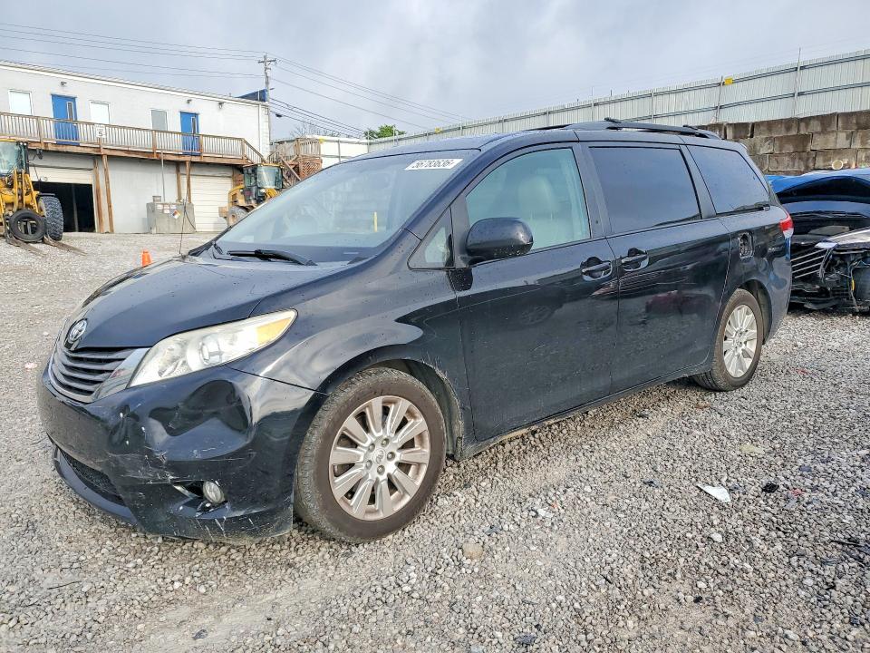 2011 Toyota Sienna VIN 5TDDK3DC6BS028466 COPART salvage auction — FRONT END, KY - CERT OF TITLE-SALVAGE, sold $2,700 on 2026-07-31 (photo 1)