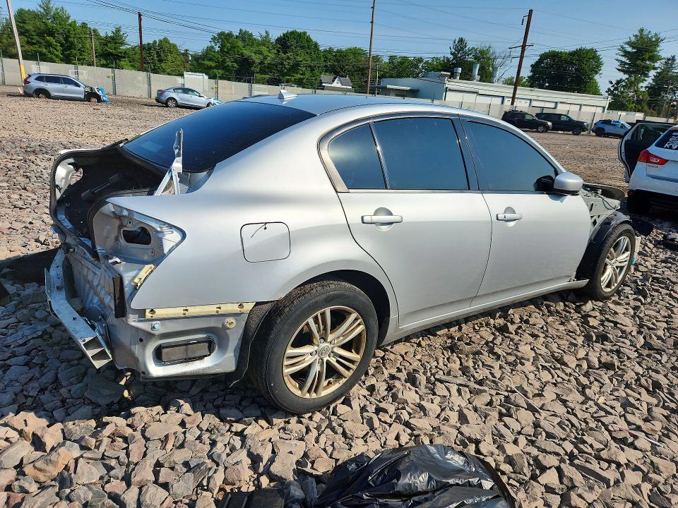 2011 Infiniti G37 VIN JN1CV6AR2BM353224 COPART salvage auction — VANDALISM, Pa - Certificate Of Salvage, sold $400 on 2026-07-20 (photo 3)