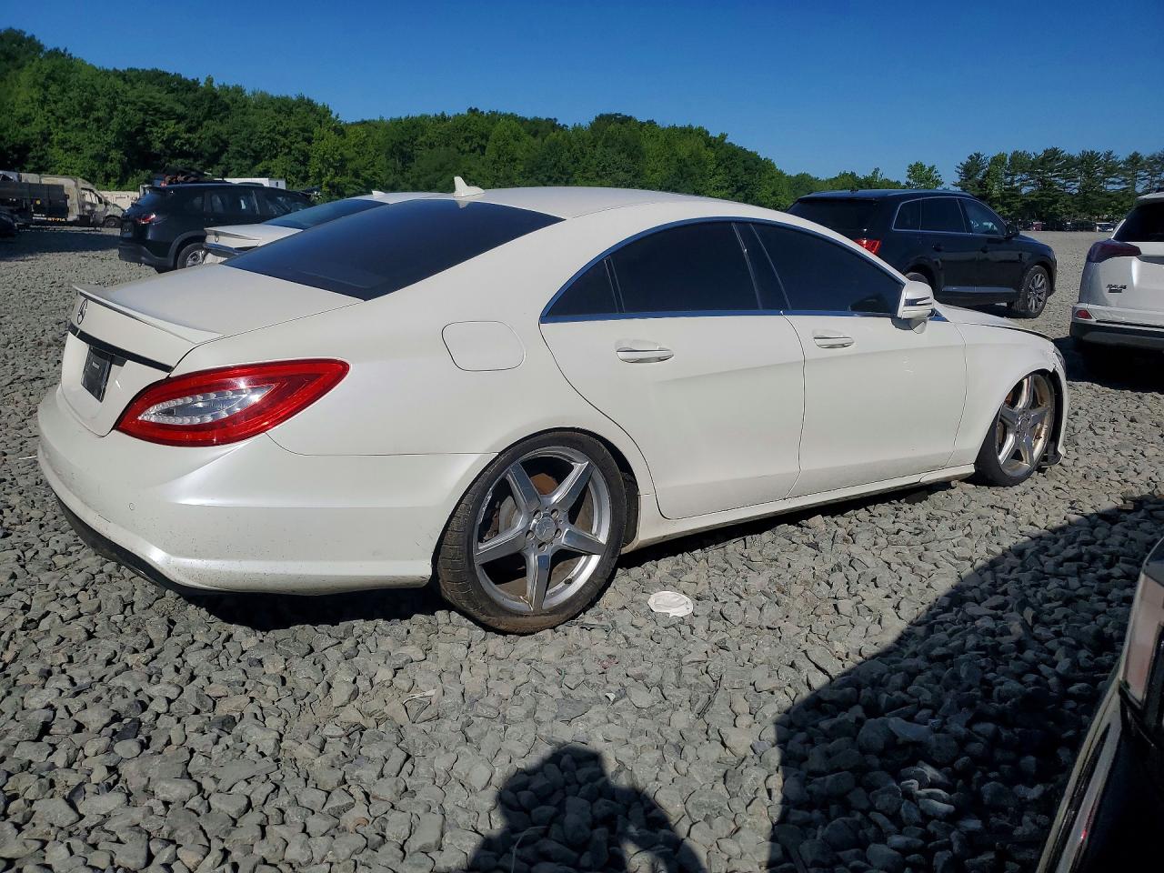 2014 Mercedes-Benz CLS-Class VIN WDDLJ7DB4EA100222 COPART salvage auction — Front End, WV - CERTIFICATE OF TITLE, sold $1,650 on 2026-07-01 (photo 3)