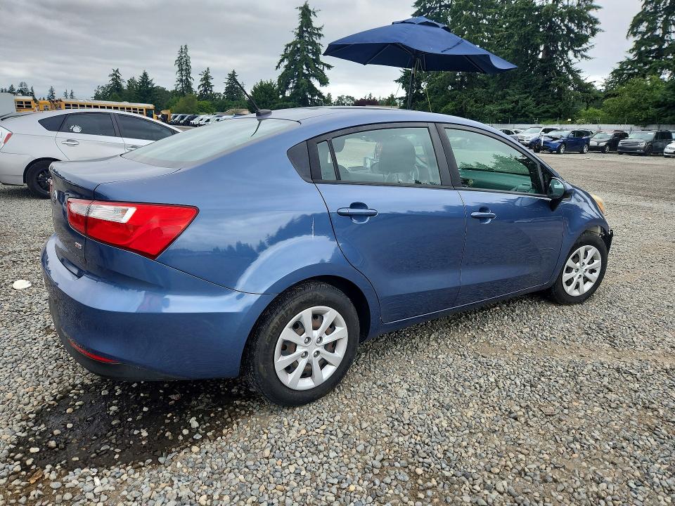 2016 Kia Rio VIN KNADM4A35G6691553 COPART salvage auction — FRONT END, Wa - Bill Of Sale, sold $475 on 2026-07-14 (photo 3)