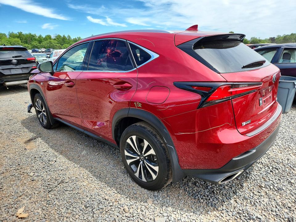 2021 Lexus VIN JTJSARDZ5M2259691 COPART salvage auction — FRONT END, NJ - CERT OF TITLE-SALVAGE, sold $3,200 on 2026-07-24 (photo 2)
