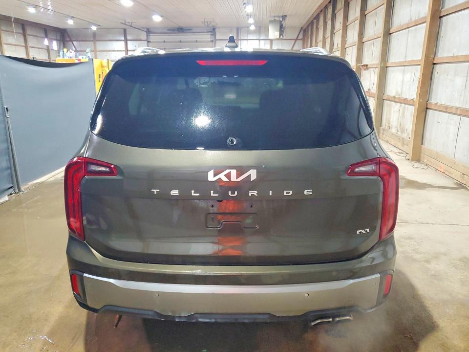 2025 Kia Telluride VIN 5XYP6DGC3SG603672 COPART salvage auction — FRONT END, Va - Cert Of Title - Salvage, sold $12,100 on 2026-07-27 (photo 6)