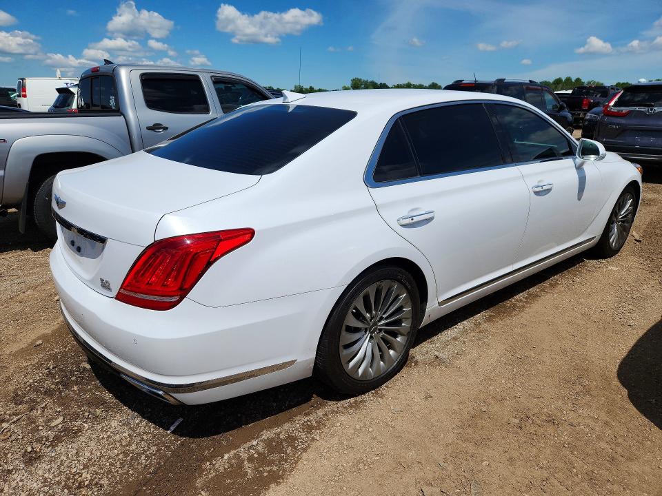 2019 Genesis VIN KMHG54JH9KU052570 COPART salvage auction — WATER/FLOOD, Il - Salvage Cert-Flood, sold $4,400 on 2026-07-28 (photo 3)