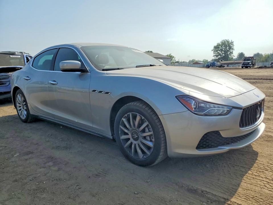 2014 Maserati Ghibli VIN ZAM57XSA2E1113283 COPART salvage auction — HAIL, Oh - Cert Of Title-Salvage, sold $4,400 on 2026-07-06 (photo 4)
