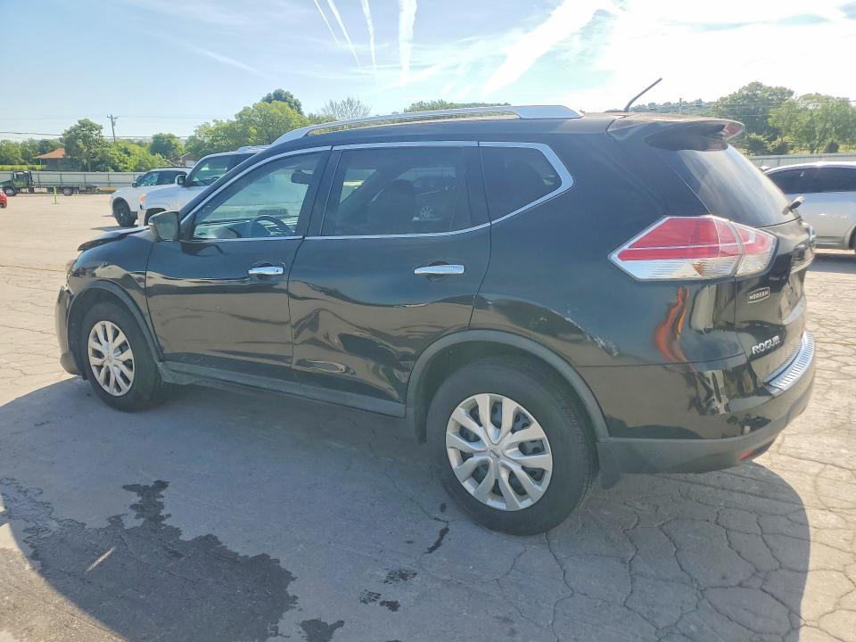2016 Nissan Rogue VIN KNMAT2MT9GP625767 COPART salvage auction — FRONT END, Tn - Salvage Certificate, sold $600 on 2026-07-29 (photo 2)