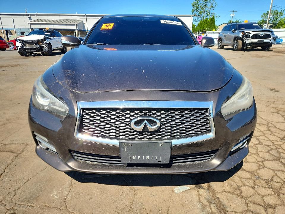 2015 Infiniti Q50 VIN JN1BV7AR4FM394123 COPART salvage auction — SIDE, Ct - Cert Of Title-Salvage, sold $625 on 2026-07-31 (photo 5)