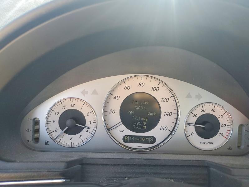 2007 Mercedes-benz E-klasse VIN WDBUF56X07B125305 COPART salvage auction — FRONT END, Ca - Salvage Certificate, sold $225 on 2026-07-09 (photo 9)
